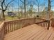 Back deck looking out over the tree line at 832 Overlook Trl, Canton, GA 30115