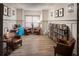 Comfortable community library with ample seating and a bookshelf at 333 Willow Cv, Canton, GA 30114