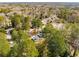 Birds-eye view showing lush trees surrounding the property, creating a private and serene setting at 151 Wilbur Ln, Lawrenceville, GA 30044
