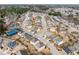 An aerial view of a densely populated suburban neighborhood at 28 Dover Commons Dr, Tucker, GA 30084