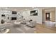Bright living room features a cozy fireplace, built-in shelving, and hardwood floors at 2911 Bentwood Dr, Marietta, GA 30062