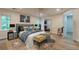 Comfortable main bedroom featuring a cozy bed, stylish decor, and an organized walk-in closet at 2911 Bentwood Dr, Marietta, GA 30062