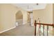 Hallway featuring wood railing at 540 Clubfield Drive, Roswell, GA 30075