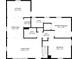 A detailed view of the floor plan that shows the relationship between rooms, spaces, and other physical features at 444 Sargent Se Dr, Atlanta, GA 30315