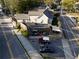 Aerial view of local pizza establishment with cars parked outside at 174 Sidney St, Marietta, GA 30060