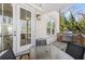 Outdoor deck area with seating, barbecue grill, and access to the home at 174 Sidney St, Marietta, GA 30060