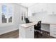 Home office featuring built-in shelves, dual workstation, and natural light at 174 Sidney St, Marietta, GA 30060