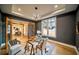 Spacious office features modern lighting, French doors, and large windows at 2179 Marann Ne Dr, Atlanta, GA 30345