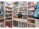Walk-in pantry with ample shelving, drawers, and wire basket storage for kitchen supplies at 4100 Thunderbird Dr, Marietta, GA 30067