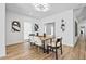 Modern dining room featuring stylish furniture and contemporary design at 6010 Canaan Woods Dr, South Fulton, GA 30331
