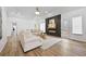 Inviting living room with modern fireplace and ample seating at 6010 Canaan Woods Dr, South Fulton, GA 30331