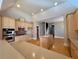 Spacious kitchen featuring stainless steel appliances, island, and ample counter space at 8008 Revere Dr, Mcdonough, GA 30252
