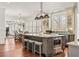 Spacious kitchen with a large island, stainless steel appliances, custom cabinetry, and an eat in dining area at 1100 Virginia Ne Ave, Atlanta, GA 30306