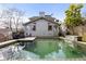 Back of house with pool and sitting area at 1100 Virginia Ne Ave, Atlanta, GA 30306