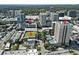 Aerial view of Buckhead Village and Paces 325 community amenities featuring dog park, pool, and tennis courts at 325 E Paces Ferry Ne Rd # 907, Atlanta, GA 30305