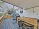 Cozy back porch featuring wooden deck and playhouse at 4853 Chapelle Ct, Marietta, GA 30066
