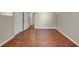Spacious bedroom with laminate flooring and neutral paint, creating a blank canvas for personalization and comfortable living at 742 Wilkes Dr, Loganville, GA 30052