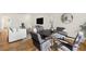 Inviting living space featuring hardwood floors and comfortable seating at 1111 Clairemont Ave # P5, Decatur, GA 30030