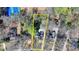 Aerial view of the property showcasing the home's placement within its lot, highlighted with a yellow outline at 1926 N Decatur Ne Rd, Atlanta, GA 30307