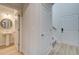 This home features a half bath off the main entrance with convenient access to the stairs at 746 River Gardens Dr Se # 746 River Gardens Dr Se, Atlanta, GA 30354