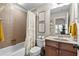Bathroom with a tub/shower combination and vanity at 2571 Weddington Ne Rdg, Marietta, GA 30068
