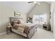 Comfortable bedroom with a vaulted ceiling, cozy bedding, and natural light at 2571 Weddington Ne Rdg, Marietta, GA 30068