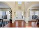 Stately front entrance with hardwood floors, arched doorways, and a spacious feel, perfect for welcoming guests at 3125 Crooked Stick Dr, Cumming, GA 30041