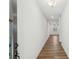 The hallway features hardwood floors and a light fixture at 3900 Allegretto Cir # 51, Atlanta, GA 30339