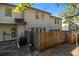 View of the fenced backyard at 4273 High Park Ln # 15, Atlanta, GA 30344