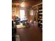 Spacious unfinished basement area featuring a desk and storage area at 222 Waterford Cove Dr, Suwanee, GA 30024