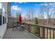 Back deck with seating offers an inviting outdoor space with scenic tree line views at 2318 Willington Shoals Se Pl, Smyrna, GA 30080