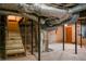 Unfinished basement with exposed duct work and support beams at 4647 Wonder Valley Trl, Decatur, GA 30034
