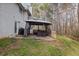 Inviting backyard setup with a covered outdoor seating area at 504 Trotters Ln, Mcdonough, GA 30252