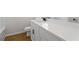 Modern bathroom features a sleek countertop and contemporary finishes at 1693 Juniper Berry Way, Loganville, GA 30052