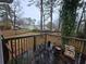 This beautiful deck overlooks the lush backyard that offers great outdoor living at 1032 Brian Ln, Forest Park, GA 30297