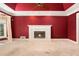 Large living room with fireplace and architectural details at 4484 Hunters Way, Stone Mountain, GA 30083