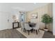 Cozy dining room features a round table with seating and stylish decor at 604 Devon Aly, Acworth, GA 30102