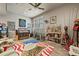 Well-lit office or flex space featuring an American flag rug, trophy display, and ample storage at 2088 Skybrooke Ct, Hoschton, GA 30548