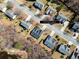 Aerial view of the neighborhood, with the house at 3412 hard Creek Ln at 3412 Hard Creek Ln, Buford, GA 30519