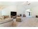 Large living room with vaulted ceiling and neutral tones at 3412 Hard Creek Ln, Buford, GA 30519