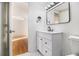 Bathroom featuring a modern vanity with stylish fixtures and ample storage, complemented by clean lines and contemporary design at 375 Ralph Mcgill Ne Blvd # 804, Atlanta, GA 30312