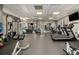 Gym equipped with treadmills, weights, and exercise machines, providing a convenient fitness space within the building at 375 Ralph Mcgill Ne Blvd # 804, Atlanta, GA 30312