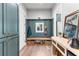 Inviting entryway features wood accents, beadboard paneling, and functional storage at 289 2Nd St, Fayetteville, GA 30214