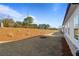 A view of the partially sodded backyard at 1692 Juniper Berry Way, Loganville, GA 30052
