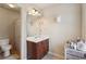 Charming bathroom with unicorn decor, modern vanity, and shower, creating a playful and inviting space at 2126 Roberts View Trl, Buford, GA 30519