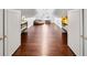 Finished bonus room features hardwood floors, a play area, and built-in shelving at 2826 Cobb Place Manor Ct, Marietta, GA 30066