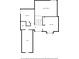 Detailed floor plan of the second floor with bedrooms, a bathroom, and large hall at 2826 Cobb Place Manor Ct, Marietta, GA 30066