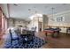 Elegant recreation room boasts a pool table, dining area, and comfortable seating at 1175 Glenridge Pl, Atlanta, GA 30342