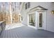 Back deck with bay window and door at 285 Blackstock Rd, Villa Rica, GA 30180