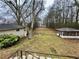 Spacious backyard featuring a screened gazebo and open space at 733 Linda Way, Forest Park, GA 30297